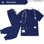 Unisex Medical Scrub Set – V-Neck Top & Jogger Pants