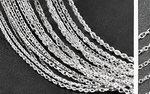 5-Piece Silver-Tone Necklace Chain Set – Multiple Styles & Lengths